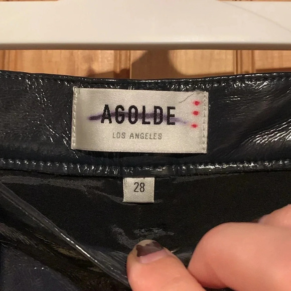 New AGOLDE leather 90s pants - Picture 4 of 10